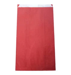 800 sacs papier à soufflets lie de vin 27+6x48 cm